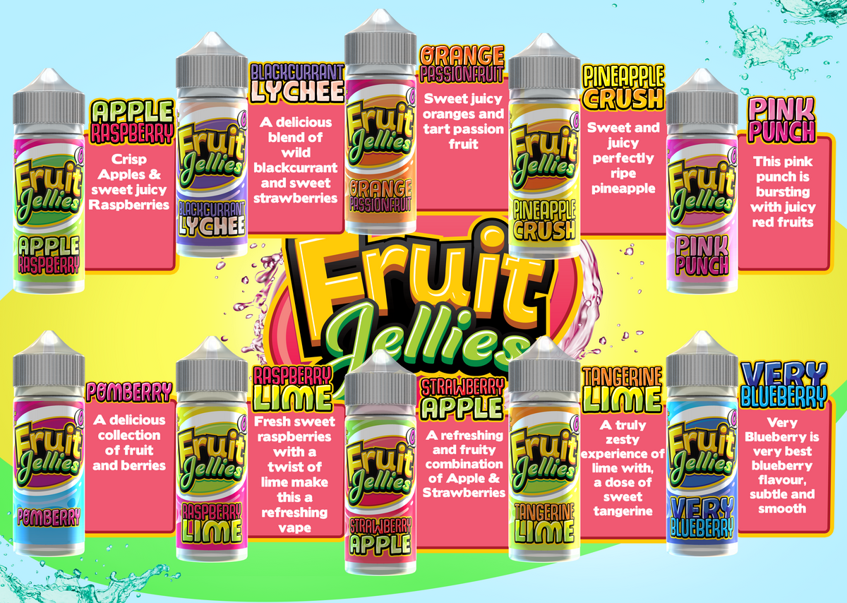 Fruit Jellies 100ml E-Juice (70VG/30PG)  Elite Cigs