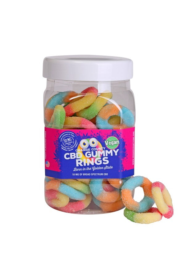 Large CBD Gummy Rings (80 pieces in tub)