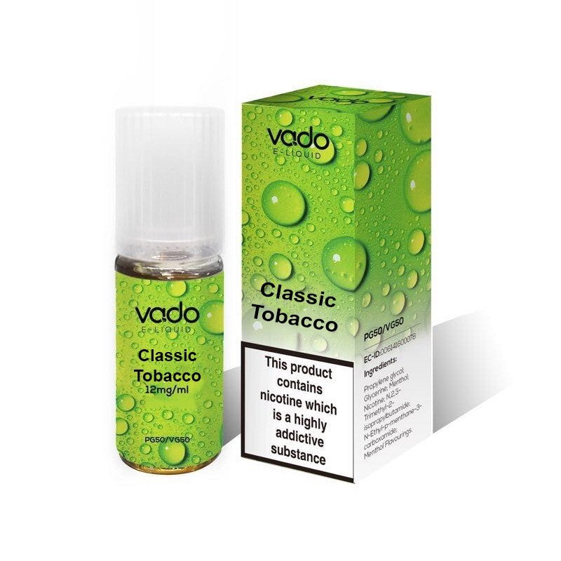 Vado Classic Tobacco 10ml E-Juice (50VG/50PG)