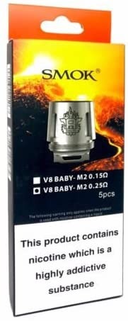 Smok V8 Baby M2 Core Dual Coils 0.25 Ohm