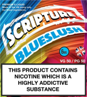 Scripture Blue Slush x3 10ml E-Juice (50VG/50PG)