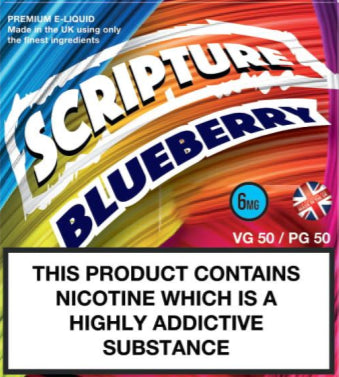 Scripture Blueberry x3 10ml E-Juice (50VG/50PG)