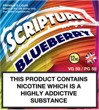 Scripture Blueberry x3 10ml E-Juice (50VG/50PG)