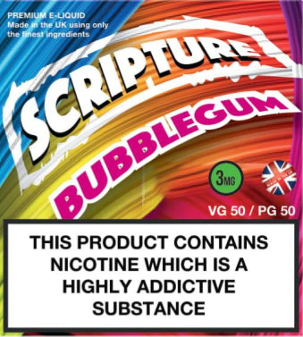Scripture Bubblegum x3 10ml E-Juice
