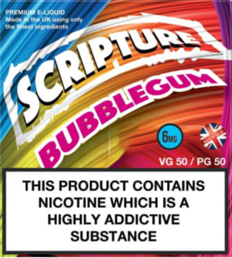 Scripture Bubblegum x3 10ml E-Juice