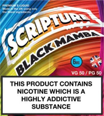 Scripture Black Mamba x3 10ml E-Juice (50VG/50PG)