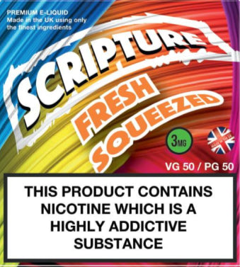 Scripture Freshley Squeezed x3 10ml E-Juice (50VG/50PG)