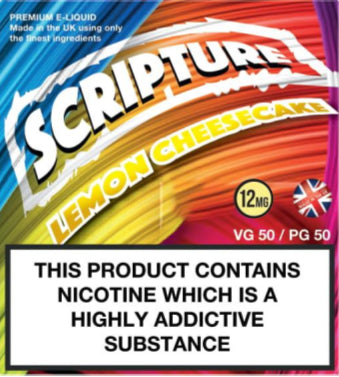 Scripture Lemon Cheesecake x3 10ml E-Juice (50VG/50PG)