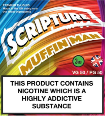 Scripture Muffin Man x3 10ml E-Juice (50VG/50PG)