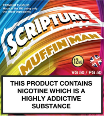 Scripture Muffin Man x3 10ml E-Juice (50VG/50PG)