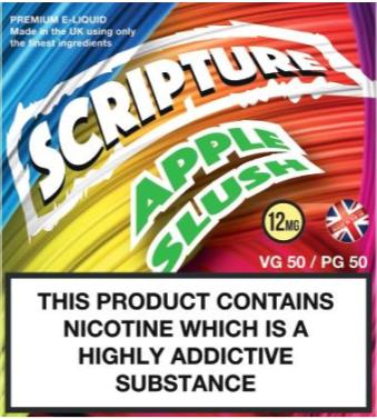 Scripture Apple Slush x3 10ml E-Juice (50VG/50PG)