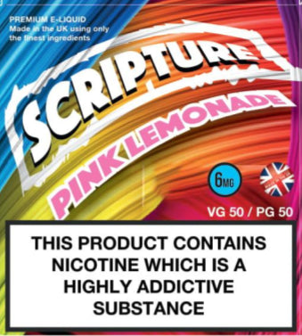Scripture Pink Lemonade x3 10ml E-Juice (50VG/50PG)