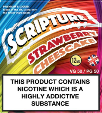 Scripture Strawberry Cheesecake x3 10ml E-Juice (50VG/50PG)