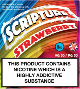 Scripture Strawberry x3 10ml E-Juice (50VG/50PG)