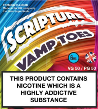 Scripture Vamp Toes x3 10ml E-Juice (50VG/50PG)
