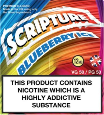 Scripture Blueberry Ice x3 10ml E-Juice (50VG/50PG)