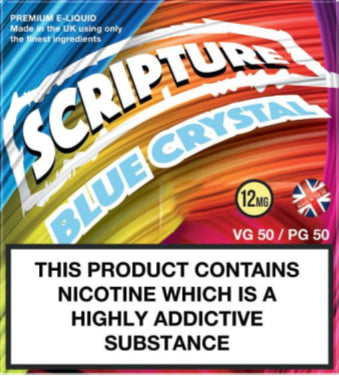 Scripture Blue Crystal x3 10ml E-Juice (50VG/50PG)