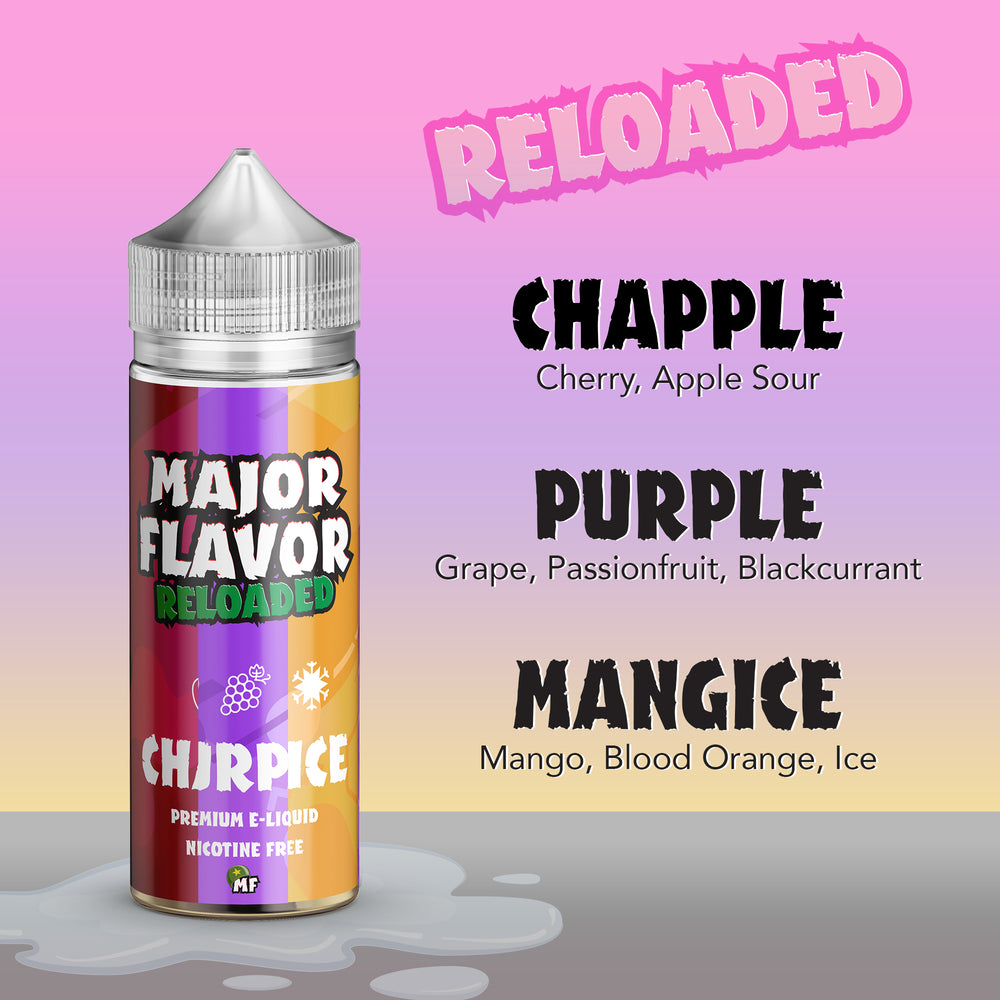 Major Flavor RELOADED 100ml E-Juice 70-30 (VG/PG)